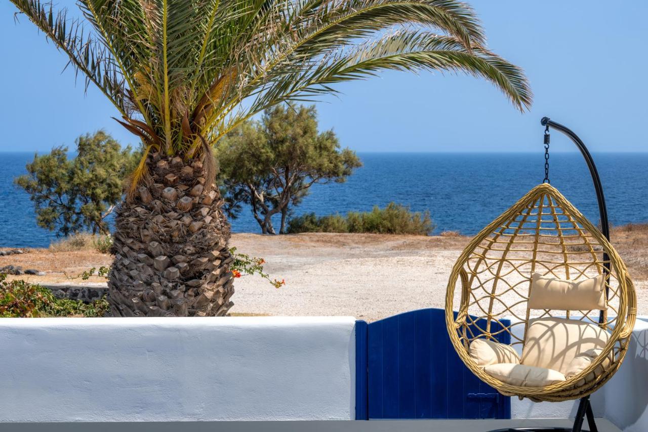 Peaceful Seafront Retreat In Santorini -Sonus Mare Beach Houses Vúrvulosz Kültér fotó
