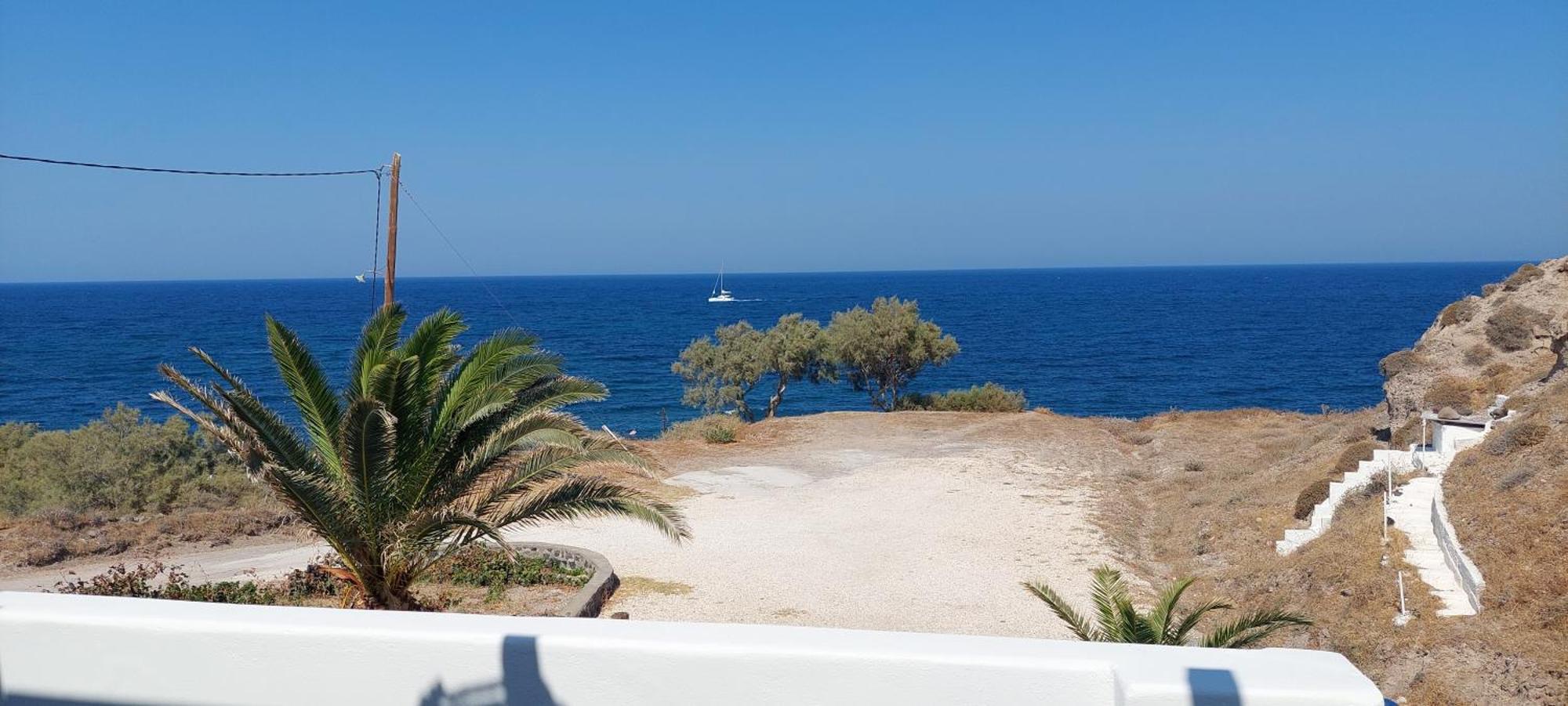 Peaceful Seafront Retreat In Santorini -Sonus Mare Beach Houses Vúrvulosz Kültér fotó